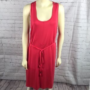 Lole Coral Stretch eco-friendly wicking Swim Cover-up summer dress EUC sz Large
